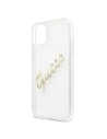 Hurtownia GSM - Etui Guess GUHCN61KTRSVGO Apple iPhone 11 Transparent hardcase Vintage Script Gold - GUE1132CL - {ean13} - Hurt