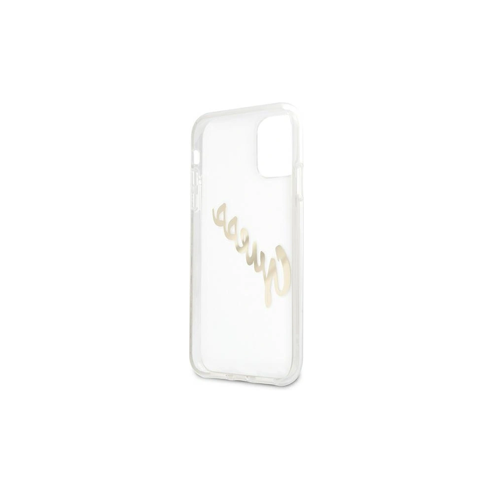 Hurtownia GSM - Etui Guess GUHCN61KTRSVGO Apple iPhone 11 Transparent hardcase Vintage Script Gold - GUE1132CL - {ean13} - Hurt