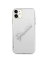 Hurtownia GSM - Etui Guess GUHCN61KTRSVSI Apple iPhone 11 Transparent hardcase Vintage Script Silver - GUE1133CL - {ean13} - Hurt