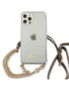 Hurtownia GSM - Etui Guess GUHCP12LKC4GSGO Apple iPhone 12 Pro Max Transparent hardcase 4G Gold Chain - GUE1134CL - {ean13} - Hurt