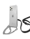 Hurtownia GSM - Etui Guess GUHCP12LKC4GSSI Apple iPhone 12 Pro Max Transparent hardcase 4G Silver Chain - GUE1135CL - {ean13} - Hurt