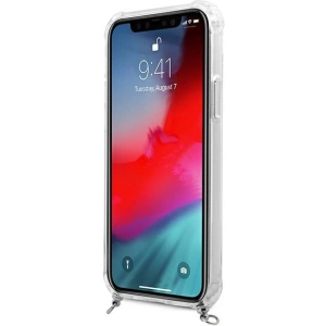 Hurtownia GSM - Etui Guess GUHCP12LKC4GSSI Apple iPhone 12 Pro Max Transparentní tvrdý obal 4G Stříbrný řetěz - GUE1135CL - {ean13} - Hurt