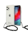 Etui Guess GUHCP12LKPSBK Apple iPhone 12 Pro Max Transparent hardcase Black Pearl