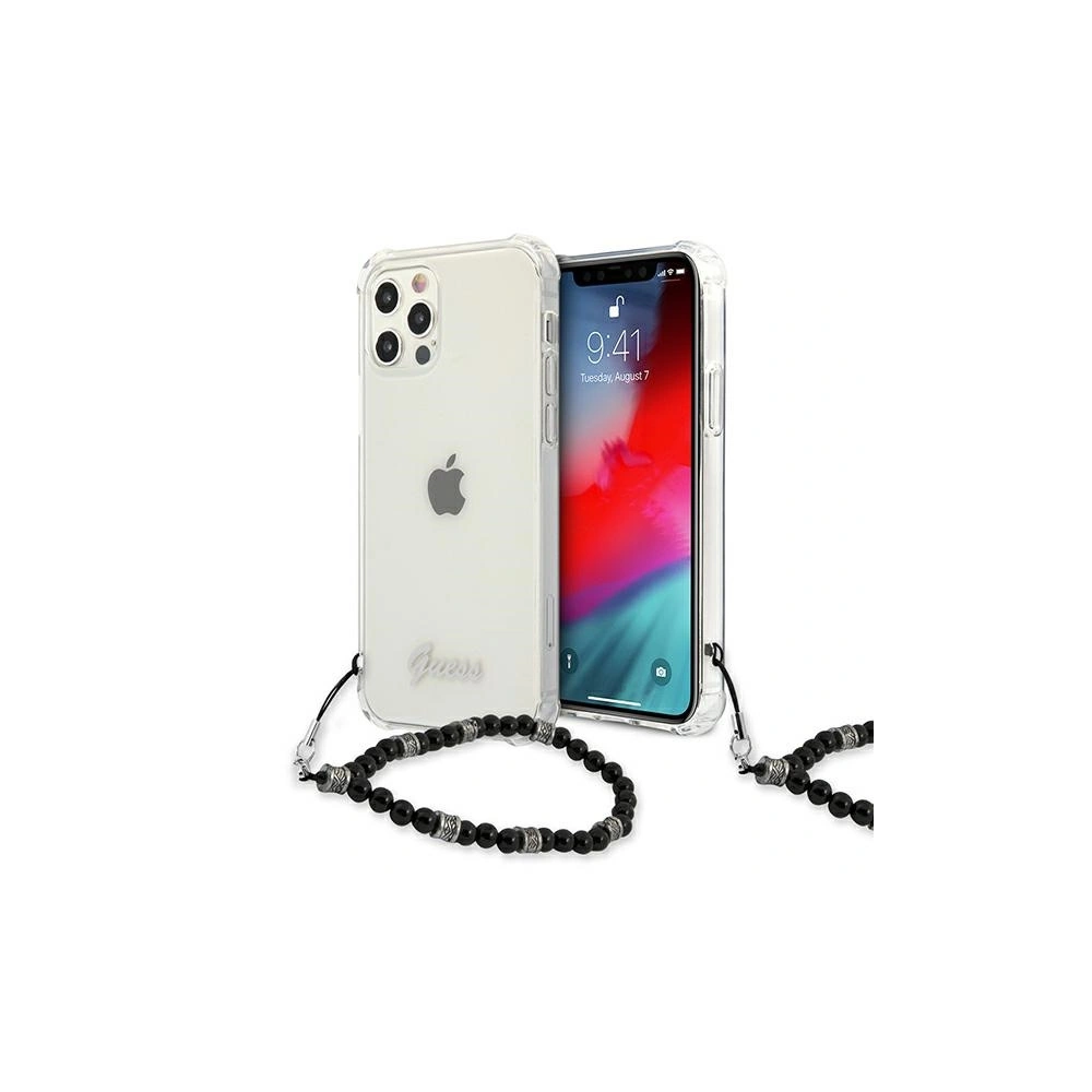 Hurtownia GSM - Etui Guess GUHCP12LKPSBK Apple iPhone 12 Pro Max Transparent hardcase Black Pearl - GUE1136CL - {ean13} - Hurt
