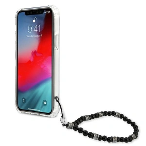 Hurtownia GSM - Etui Guess GUHCP12LKPSBK Apple iPhone 12 Pro Max Transparentní tvrdý obal Černá perla - GUE1136CL - {ean13} - Hurt