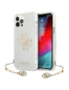 Etui Guess GUHCP12LKS4GGO Apple iPhone 12 Pro Max Transparent hardcase 4G Gold Charms Collection