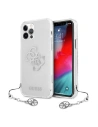 Etui Guess GUHCP12LKS4GSI Apple iPhone 12 Pro Max Transparent hardcase 4G Silver Charms Collection