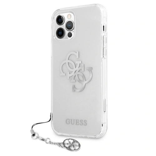 Etui Guess GUHCP12LKS4GSI Apple iPhone 12 Pro Max Transparent hardcase 4G Silver Charms Collection