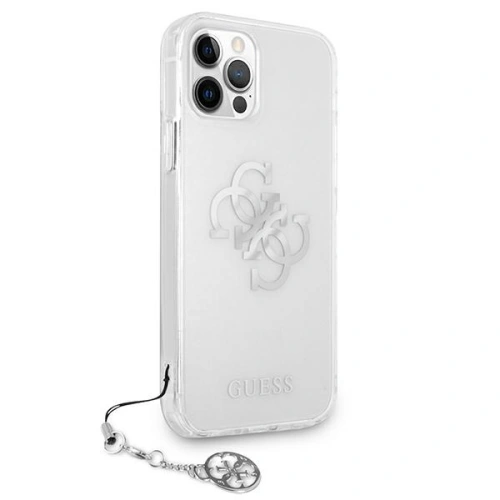 Etui Guess GUHCP12LKS4GSI Apple iPhone 12 Pro Max Transparent hardcase 4G Silver Charms Collection