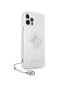 Wholesale Guess GUHCP12LKS4GSI Apple iPhone 12 Pro Max Transparent hardcase 4G Silver Charms Collection - GUE1138CL - {ean13} - Hurt