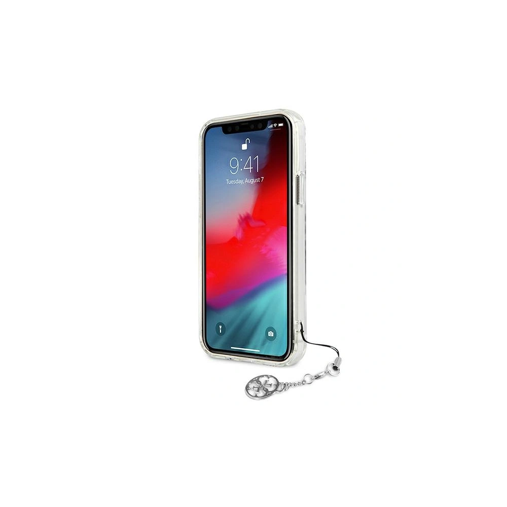 Hurtownia GSM - Etui Guess GUHCP12LKS4GSI Apple iPhone 12 Pro Max Transparentní tvrdý kryt 4G Silver Charms Collection - GUE1138CL - {ean13} - Hurt