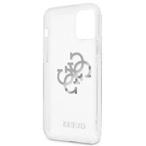 Wholesale Guess GUHCP12LKS4GSI Apple iPhone 12 Pro Max Transparent hardcase 4G Silver Charms Collection - GUE1138CL - {ean13} - Hurt