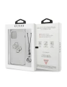 Wholesale Guess GUHCP12LKS4GSI Apple iPhone 12 Pro Max Transparent hardcase 4G Silver Charms Collection - GUE1138CL - {ean13} - Hurt