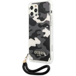Hurtownia GSM - Etui Guess GUHCP12LKSARBK Apple iPhone 12 Pro Max černý/black hardcase Camo Collection - GUE1139BLK - {ean13} - Hurt