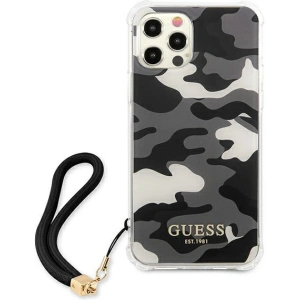 Hurtownia GSM - Etui Guess GUHCP12LKSARBK Apple iPhone 12 Pro Max černý/black hardcase Camo Collection - GUE1139BLK - {ean13} - Hurt