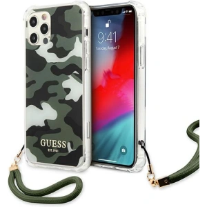 Hurtownia GSM - Etui Guess GUHCP12LKSARKA Apple iPhone 12 Pro Max zelený/khaki hardcase Camo Collection - GUE1140KHA - {ean13} - Hurt
