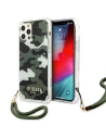 Etui Guess GUHCP12LKSARKA Apple iPhone 12 Pro Max zielony/khaki hardcase Camo Collection