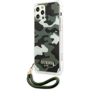 Hurtownia GSM - Etui Guess GUHCP12LKSARKA Apple iPhone 12 Pro Max zelený/khaki hardcase Camo Collection - GUE1140KHA - {ean13} - Hurt