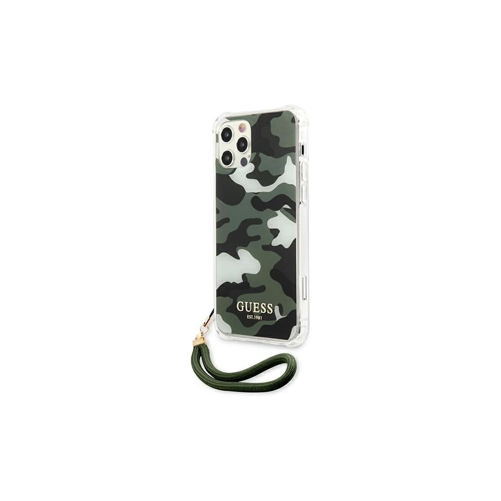Hurtownia GSM - Etui Guess GUHCP12LKSARKA Apple iPhone 12 Pro Max zelený/khaki hardcase Camo Collection - GUE1140KHA - {ean13} - Hurt