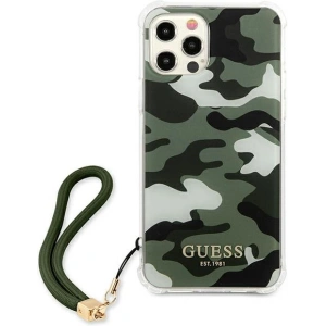 Hurtownia GSM - Etui Guess GUHCP12LKSARKA Apple iPhone 12 Pro Max zelený/khaki hardcase Camo Collection - GUE1140KHA - {ean13} - Hurt