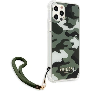 Hurtownia GSM - Etui Guess GUHCP12LKSARKA Apple iPhone 12 Pro Max zelený/khaki hardcase Camo Collection - GUE1140KHA - {ean13} - Hurt