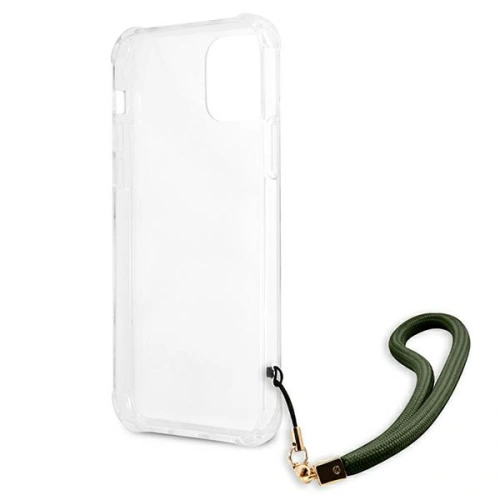 Etui Guess GUHCP12LKSARKA Apple iPhone 12 Pro Max zielony/khaki hardcase Camo Collection