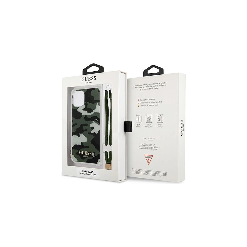 Hurtownia GSM - Etui Guess GUHCP12LKSARKA Apple iPhone 12 Pro Max zelený/khaki hardcase Camo Collection - GUE1140KHA - {ean13} - Hurt