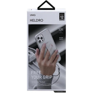 Hurtownia GSM - Etui UNIQ Heldro Apple iPhone 12 Pro Max bílý/přirozený mráz Antimikrobiální - UNIQ386NATFRO - {ean13} - Hurt
