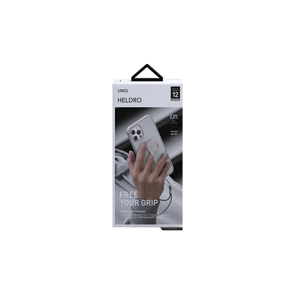 Hurtownia GSM - Etui UNIQ Heldro Apple iPhone 12 Pro Max bílý/přirozený mráz Antimikrobiální - UNIQ386NATFRO - {ean13} - Hurt