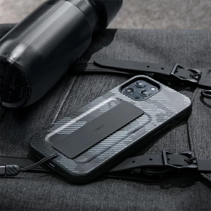 Hurtownia GSM - Etui UNIQ Heldro Apple iPhone 12 Pro Max černý moro/charcoal camo Antimikrobiální - UNIQ387CHACAM - {ean13} - Hurt