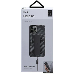 Hurtownia GSM - Etui UNIQ Heldro Apple iPhone 12 Pro Max černý moro/charcoal camo Antimikrobiální - UNIQ387CHACAM - {ean13} - Hurt