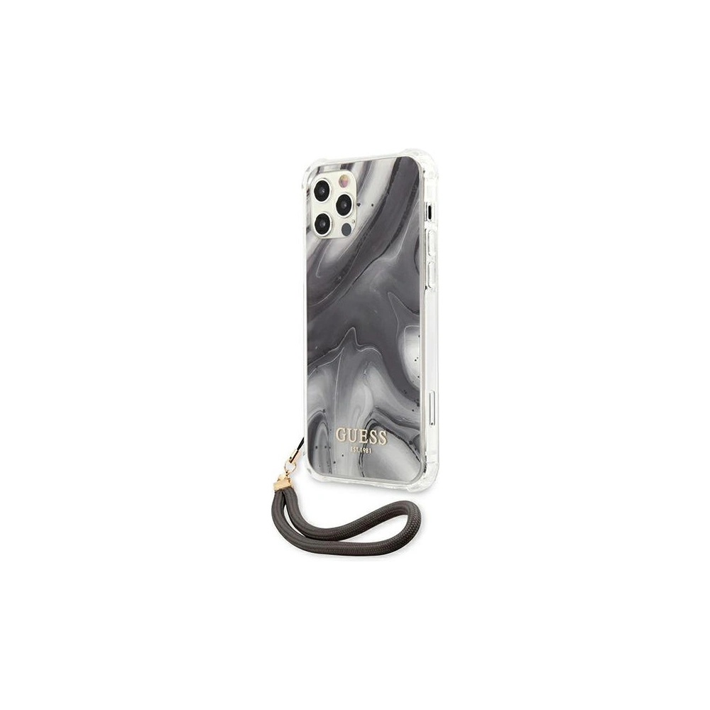 Hurtownia GSM - Etui Guess GUHCP12LKSMAGR Apple iPhone 12 Pro Max šedý/grey hardcase Marble Collection - GUE1141GRY - {ean13} - Hurt