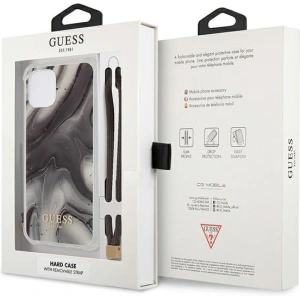 Wholesale Guess GUHCP12LKSMAGR Apple iPhone 12 Pro Max grey hardcase Marble Collection - GUE1141GRY - {ean13} - Hurt