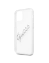 Hurtownia GSM - Etui Guess GUHCP12LKTRSVSI Apple iPhone 12 Pro Max Transparentní tvrdý kryt Vintage Script Silver - GUE1144CL - {ean13} - Hurt
