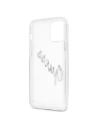 Hurtownia GSM - Etui Guess GUHCP12LKTRSVSI Apple iPhone 12 Pro Max Transparentní tvrdý kryt Vintage Script Silver - GUE1144CL - {ean13} - Hurt