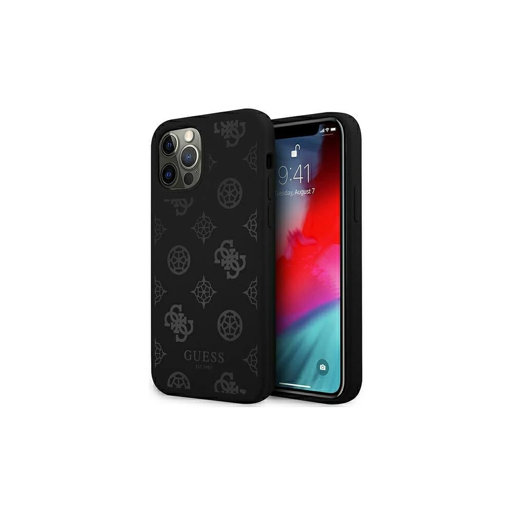 Hurtownia GSM - Etui Guess GUHCP12LLSPEBK Apple iPhone 12 Pro Max černý/black hard case Peony Collection - GUE1145BLK - {ean13} - Hurt