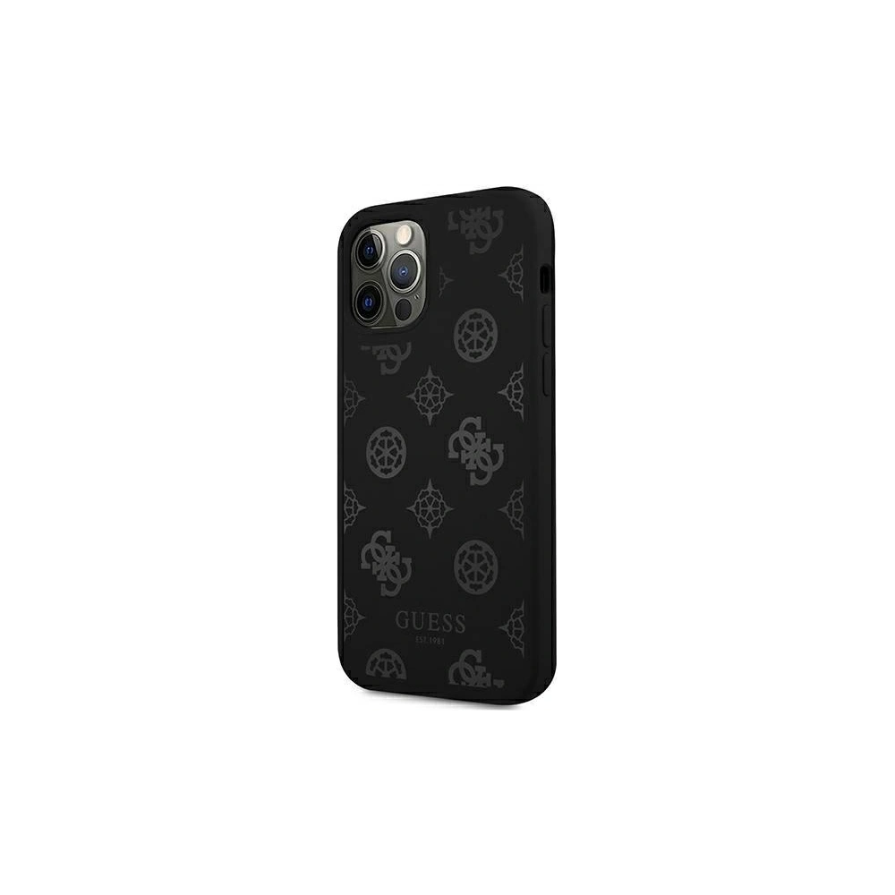 Hurtownia GSM - Etui Guess GUHCP12LLSPEBK Apple iPhone 12 Pro Max černý/black hard case Peony Collection - GUE1145BLK - {ean13} - Hurt