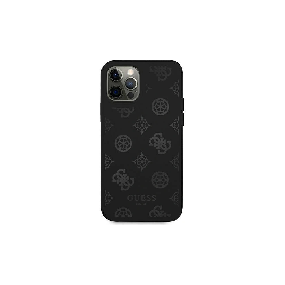 Hurtownia GSM - Etui Guess GUHCP12LLSPEBK Apple iPhone 12 Pro Max černý/black hard case Peony Collection - GUE1145BLK - {ean13} - Hurt