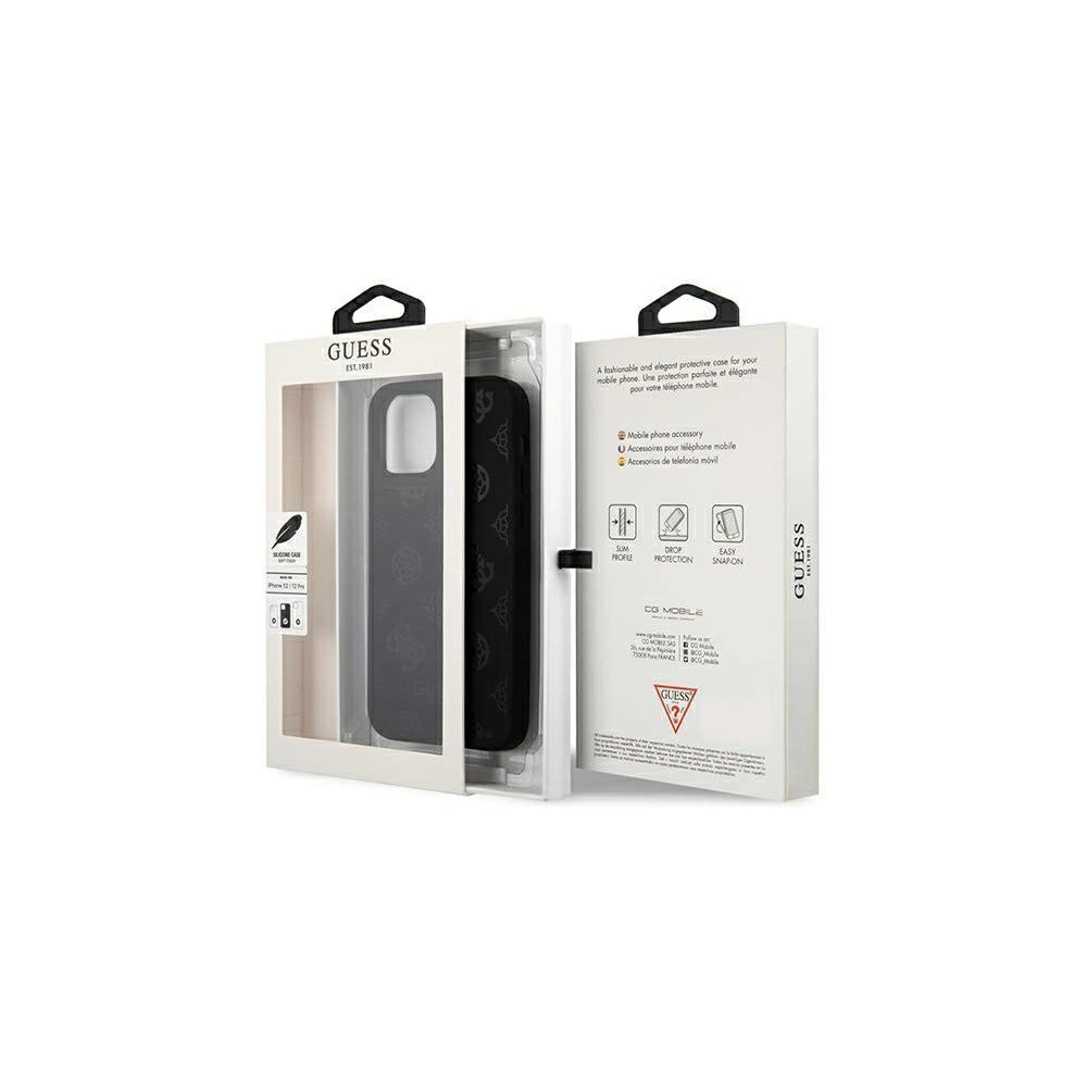 Hurtownia GSM - Etui Guess GUHCP12LLSPEBK Apple iPhone 12 Pro Max černý/black hard case Peony Collection - GUE1145BLK - {ean13} - Hurt