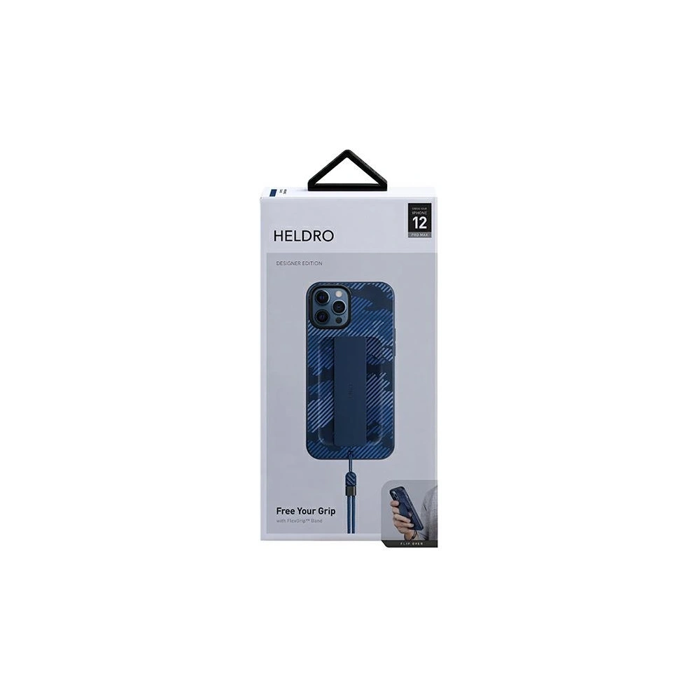 Hurtownia GSM - Etui UNIQ Heldro Apple iPhone 12 Pro Max niebieski moro/marine camo Antimicrobial - UNIQ388MARCAM - {ean13} - Hurt