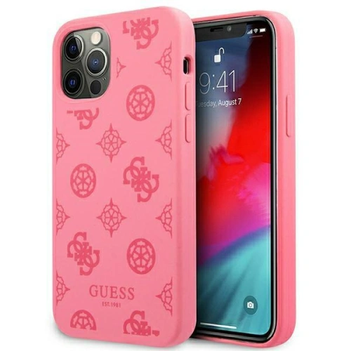Etui Guess GUHCP12LLSPEFU Apple iPhone 12 Pro Max fuksja/fushia hard case Peony Collection