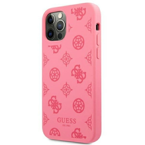 Etui Guess GUHCP12LLSPEFU Apple iPhone 12 Pro Max fuksja/fushia hard case Peony Collection