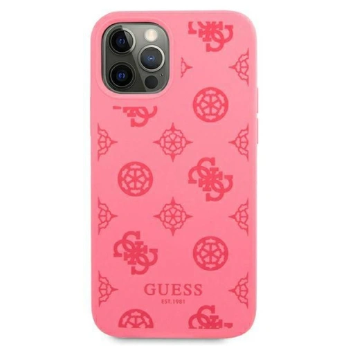 Etui Guess GUHCP12LLSPEFU Apple iPhone 12 Pro Max fuksja/fushia hard case Peony Collection