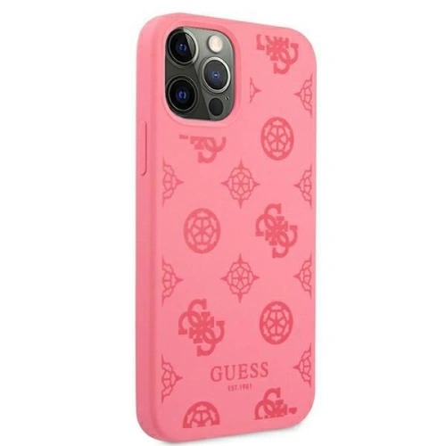 Etui Guess GUHCP12LLSPEFU Apple iPhone 12 Pro Max fuksja/fushia hard case Peony Collection