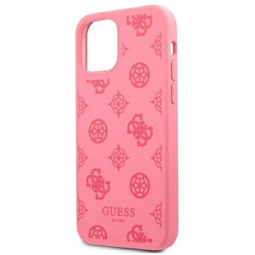 Etui Guess GUHCP12LLSPEFU Apple iPhone 12 Pro Max fuksja/fushia hard case Peony Collection