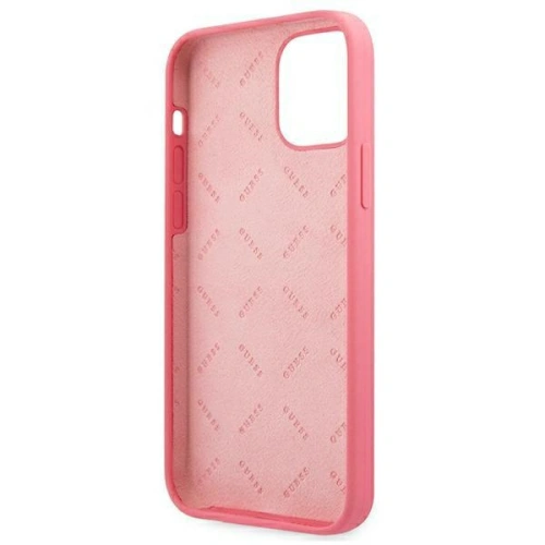 Etui Guess GUHCP12LLSPEFU Apple iPhone 12 Pro Max fuksja/fushia hard case Peony Collection