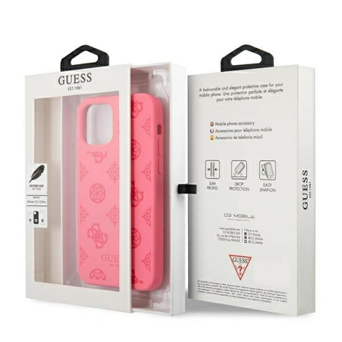 Etui Guess GUHCP12LLSPEFU Apple iPhone 12 Pro Max fuksja/fushia hard case Peony Collection