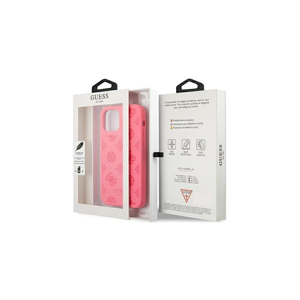 Hurtownia GSM - Etui Guess GUHCP12LLSPEFU Apple iPhone 12 Pro Max fuchsie/fuchsie tvrdý kryt Peony Collection - GUE1146FSH - {ean13} - Hurt