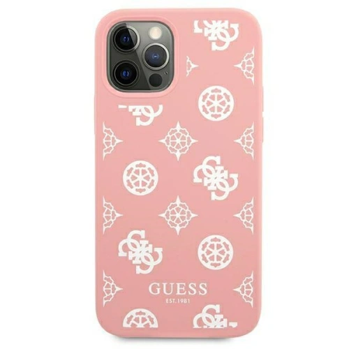 Etui Guess GUHCP12LLSPEWPI Apple iPhone 12 Pro Max różowy/pink hard case Peony Collection