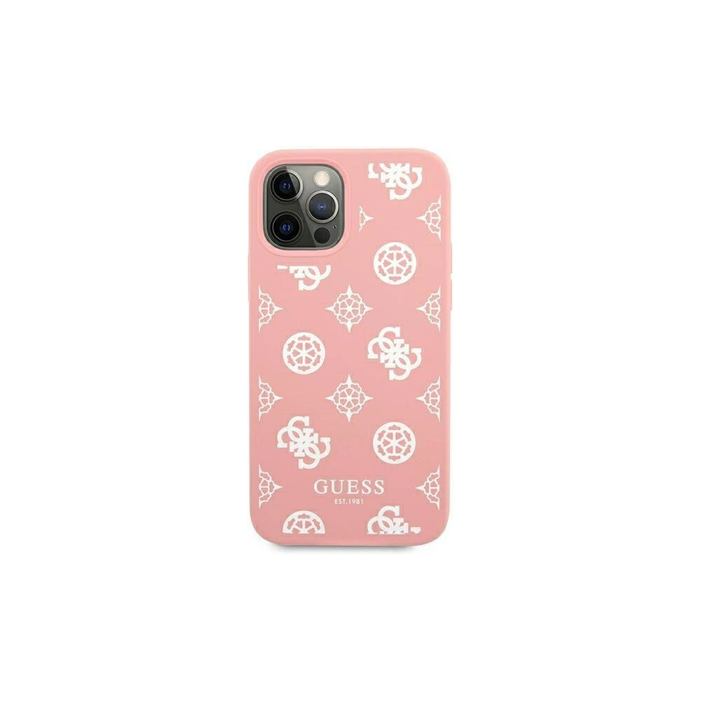 Hurtownia GSM - Etui Guess GUHCP12LLSPEWPI Apple iPhone 12 Pro Max růžový/pink tvrdý kryt Peony Collection - GUE1147PNK - {ean13} - Hurt
